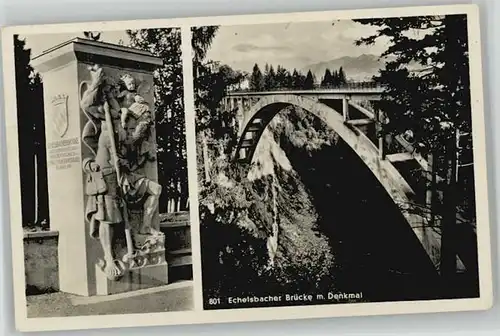 Bad Bayersoien Bad Bayersoien Echelsbacherbruecke ungelaufen ca. 1955 / Bad Bayersoien /Garmisch-Partenkirchen LKR