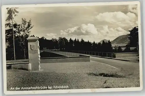 Bad Bayersoien Ammerbruecke bei Echelsbach x 1937
