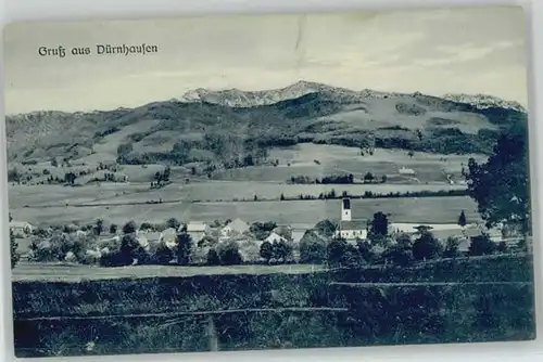 Duernhausen Duernhausen  ungelaufen ca. 1910 / Habach /Weilheim-Schongau LKR