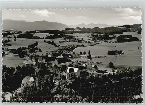 Rottenbuch Oberbayern Rottenbuch Oberbayern Fliegeraufnahme ungelaufen ca. 1955 / Rottenbuch /Weilheim-Schongau LKR