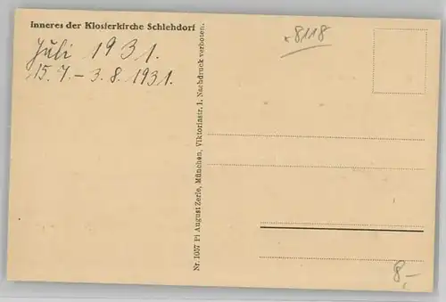 Schlehdorf  o 1931