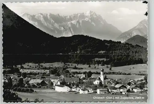 Ohlstadt Ohlstadt Zugspitze ungelaufen ca. 1965 / Ohlstadt /Garmisch-Partenkirchen LKR