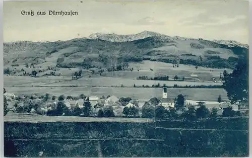 Duernhausen Duernhausen  ungelaufen ca. 1910 / Habach /Weilheim-Schongau LKR