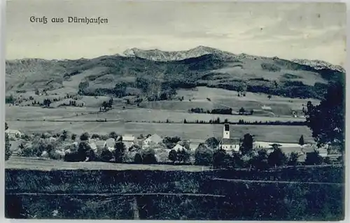 Duernhausen Duernhausen  ungelaufen ca. 1910 / Habach /Weilheim-Schongau LKR
