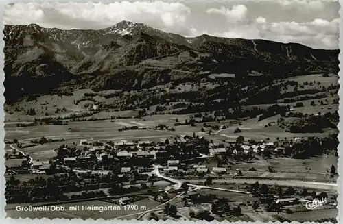 Grossweil Grossweil Fliegeraufnahme ungelaufen ca. 1955 / Grossweil /Garmisch-Partenkirchen LKR