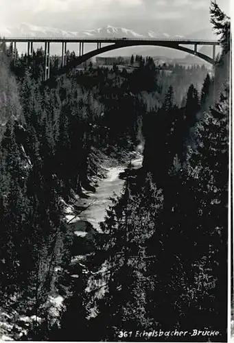 Bad Bayersoien Bad Bayersoien Echelsbacherbruecke ungelaufen ca. 1955 / Bad Bayersoien /Garmisch-Partenkirchen LKR