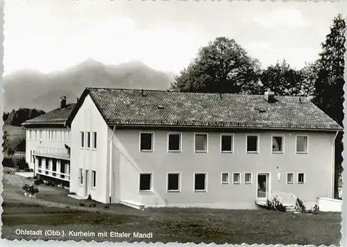 Ohlstadt Ohlstadt Ettaler Mandel ungelaufen ca. 1965 / Ohlstadt /Garmisch-Partenkirchen LKR