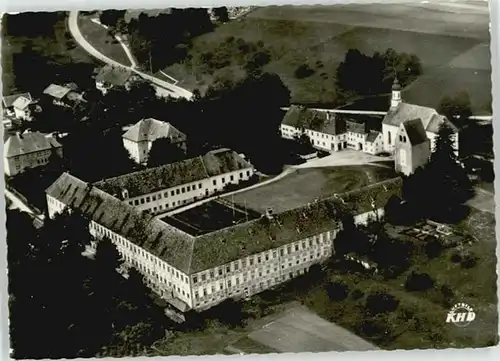 Wessobrunn Wessobrunn bei Weilheim Fliegeraufnahme ungelaufen ca. 1965 / Wessobrunn /Weilheim-Schongau LKR