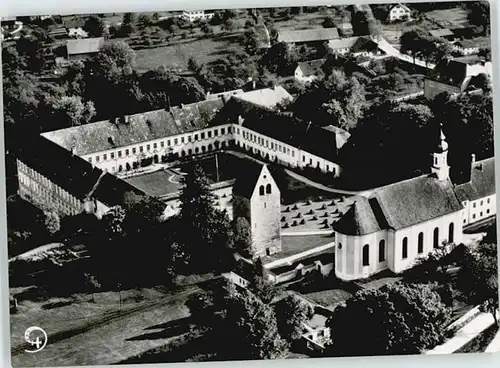 Wessobrunn Wessobrunn Fliegeraufnahme ungelaufen ca. 1965 / Wessobrunn /Weilheim-Schongau LKR