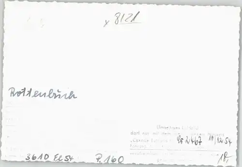 Rottenbuch Oberbayern Fliegeraufnahme o 1954