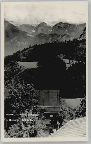 Hocheck Oberaudorf Gasthof  x 1935 / Oberaudorf /Rosenheim LKR