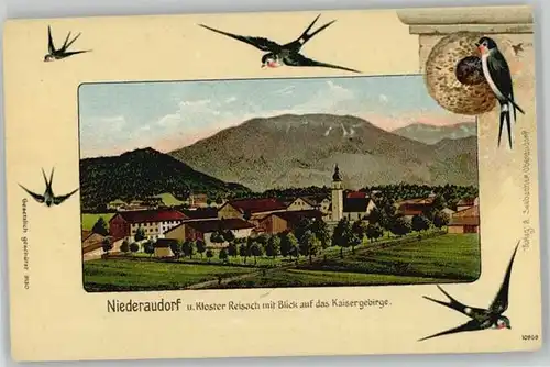 Niederaudorf Niederaudorf Kloster Reisach ungelaufen ca. 1900 / Oberaudorf /Rosenheim LKR