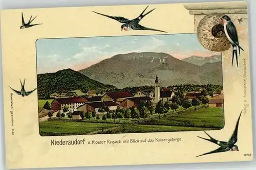 Niederaudorf Niederaudorf Kloster Reisach ungelaufen ca. 1900 / Oberaudorf /Rosenheim LKR