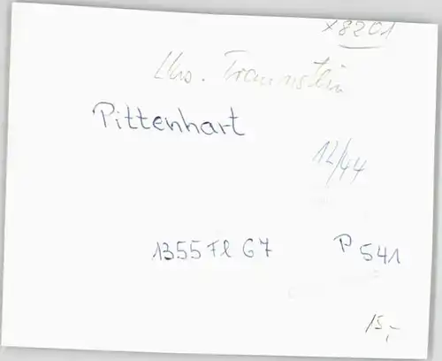 Pittenhart Fliegeraufnahme o 1967