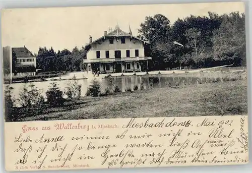 Wallenburg bei Miesbach x 1902