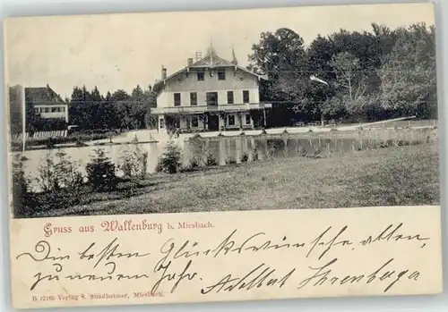 Wallenburg Wallenburg bei Miesbach x 1900 / Miesbach /Miesbach LKR