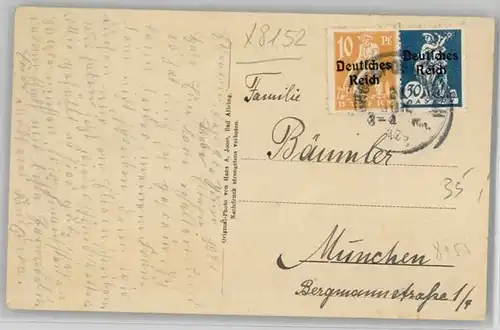 Grosshoehenrain Grosshoehenrain  x 1921 / Feldkirchen-Westerham /Rosenheim LKR