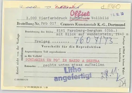 Parsberg Oberpfalz Parsberg Fliegeraufnahme o 1973