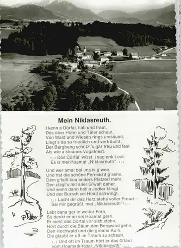 Niklasreuth Niklasreuth bei Miesbach ungelaufen ca. 1965 / Irschenberg /Miesbach LKR
