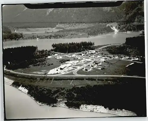 Fall Fall Fliegeraufnahme ungelaufen ca. 1965 / Lenggries /Bad Toelz-Wolfratshausen LKR