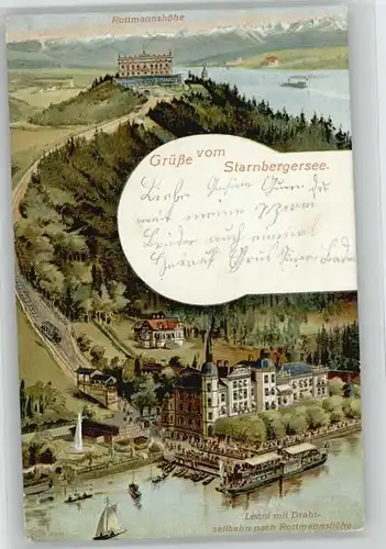 Leoni Starnberger See Rottmannshoehe x 1905