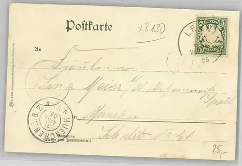 Leoni Starnberger See Rottmannshoehe x 1905