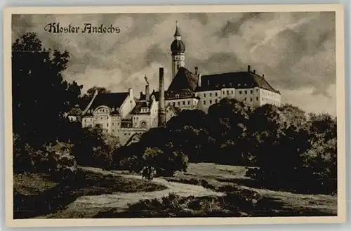 Erling Erling Kloster Andechs ungelaufen ca. 1920 / Andechs /Starnberg LKR