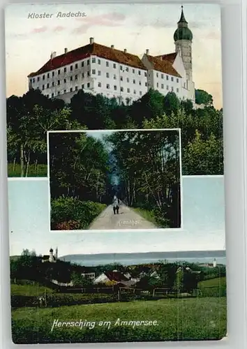 Herrsching Ammersee Kloster Andechs x 1907