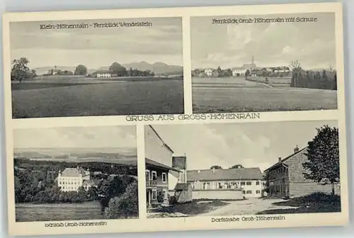 Grosshoehenrain Grosshoehenrain  ungelaufen ca. 1920 / Feldkirchen-Westerham /Rosenheim LKR