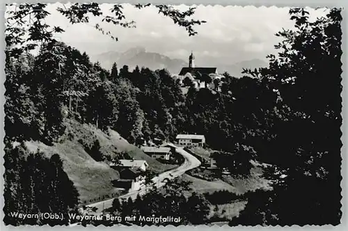 Weyarn Weyarn Mangfalltal ungelaufen ca. 1955 / Weyarn /Miesbach LKR