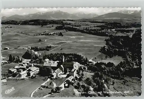 Weyarn Weyarn Fliegeraufnahme ungelaufen ca. 1955 / Weyarn /Miesbach LKR