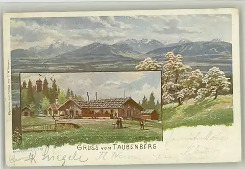 Taubenberg KuenstlerR. Reschreiter x 1903