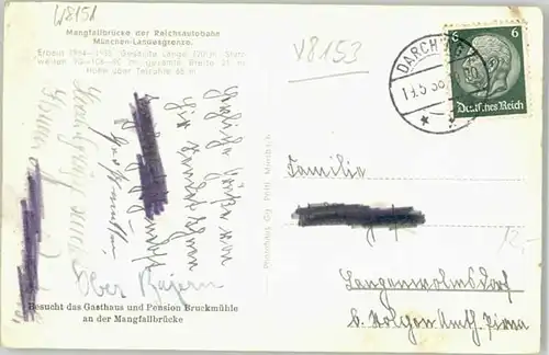 Weyarn Mangfallbruecke x 1938