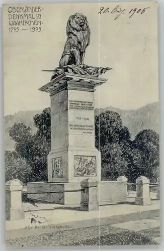 Waakirchen Denkmal x 1905