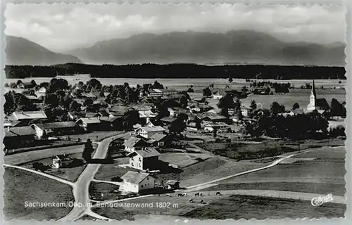 Sachsenkam Sachsenkam Fliegeraufnahme ungelaufen ca. 1955 / Sachsenkam /Bad Toelz-Wolfratshausen LKR