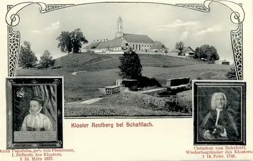 Schaftlach Schaftlach Kloster Reutberg ungelaufen ca. 1910 / Waakirchen /Miesbach LKR