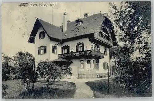 Duernbach Tegernsee Villa Hartl x 1910