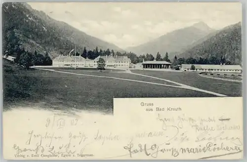 Wildbad Kreuth  x 1902
