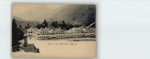 Wildbad Kreuth Wildbad Kreuth  ungelaufen ca. 1900 / Kreuth /Miesbach LKR