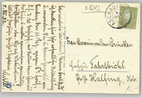 Hohenaschau Chiemgau  x 1932