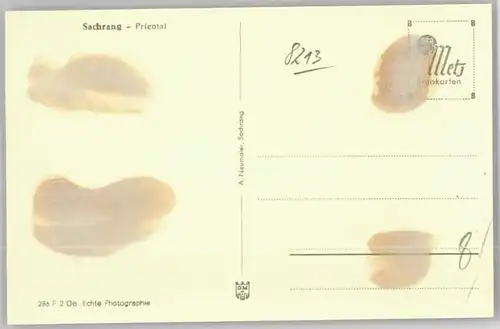 Sachrang Chiemgau Sachrang Chiemgau  ungelaufen ca. 1955 / Aschau i.Chiemgau /Rosenheim LKR