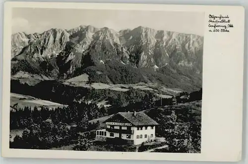 Sachrang Chiemgau Gasthof Kaiserblick  