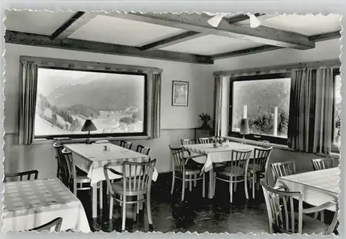 Sachrang Chiemgau Sachrang Chiemgau Restaurant Kaiserblick ungelaufen ca. 1955 / Aschau i.Chiemgau /Rosenheim LKR