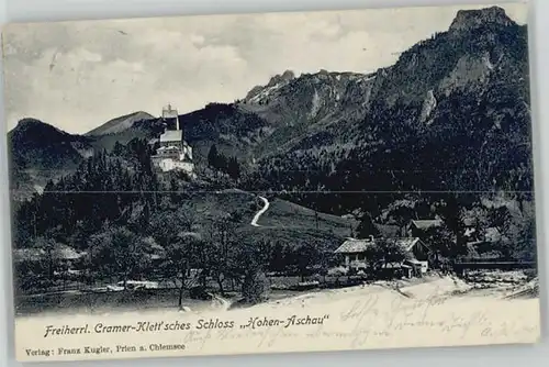 Hohenaschau Chiemgau Cramer Klettsches Schloss  x 1906