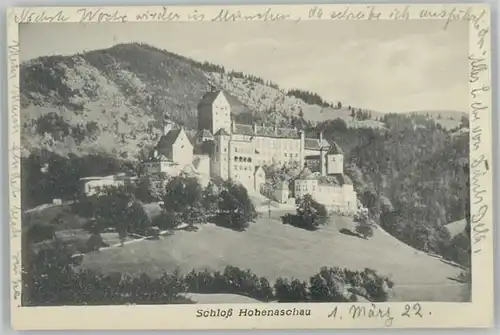 Hohenaschau Chiemgau Schloss  x 1922