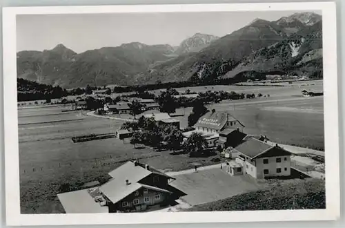 Mettenham Mettenham bei Schleching Gasthof Zellerwand ungelaufen ca. 1955 / Schleching /Traunstein LKR