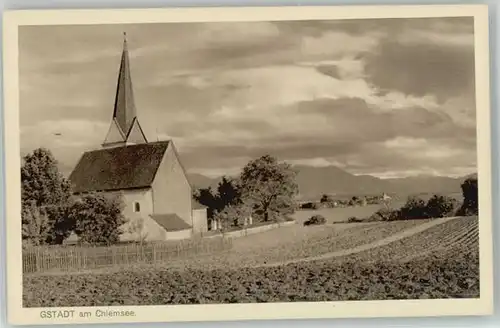 Gstadt Chiemsee Gstadt Chiemsee  ungelaufen ca. 1920 / Gstadt a.Chiemsee /Rosenheim LKR