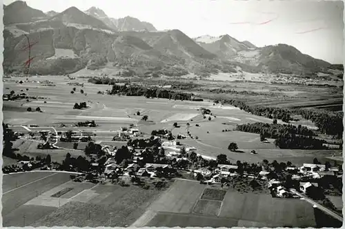 Mietenkam Chiemgau Fliegeraufnahme o 1964