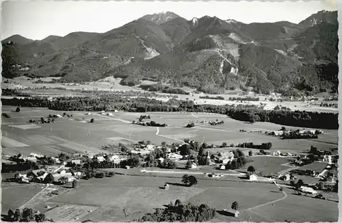 Mietenkam Chiemgau Fliegeraufnahme o 1964