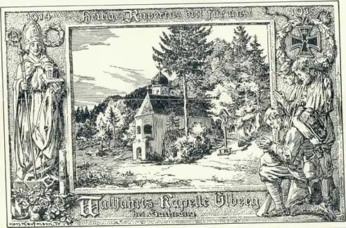 Sachrang Chiemgau Sachrang Chiemgau Kapelle oelberg ungelaufen ca. 1920 / Aschau i.Chiemgau /Rosenheim LKR